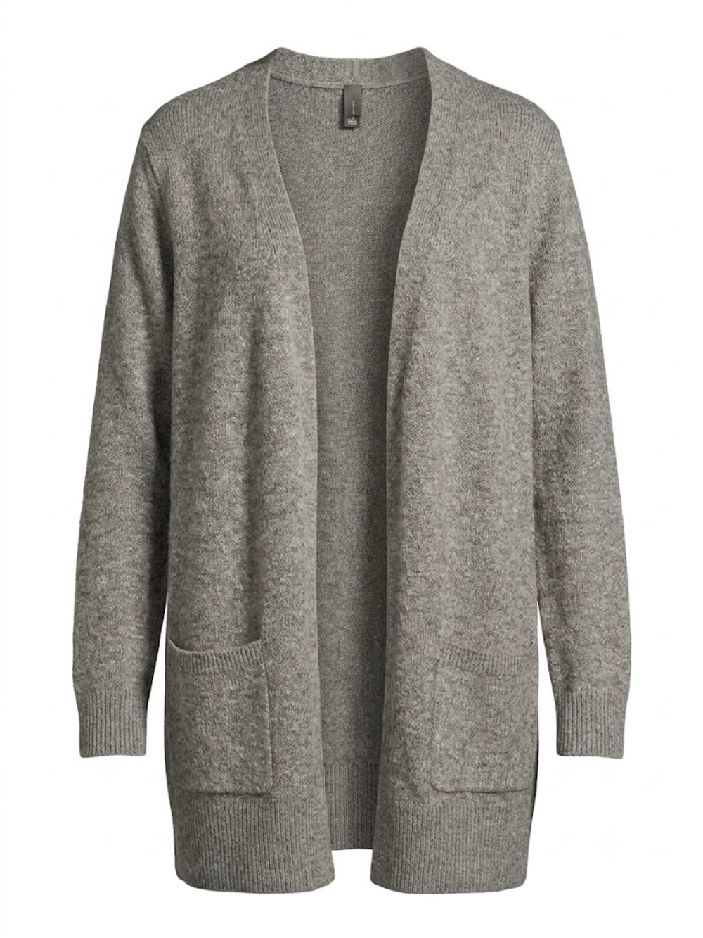 4/$20➡️ Denver Hayes Heather Gray Open-Front Cardigan – Size Large